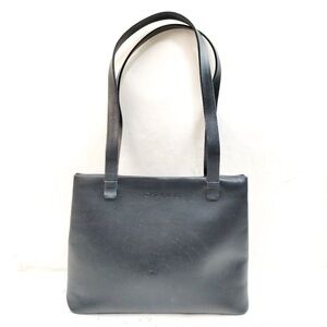 Chanel Shoulder Bag Black Leather